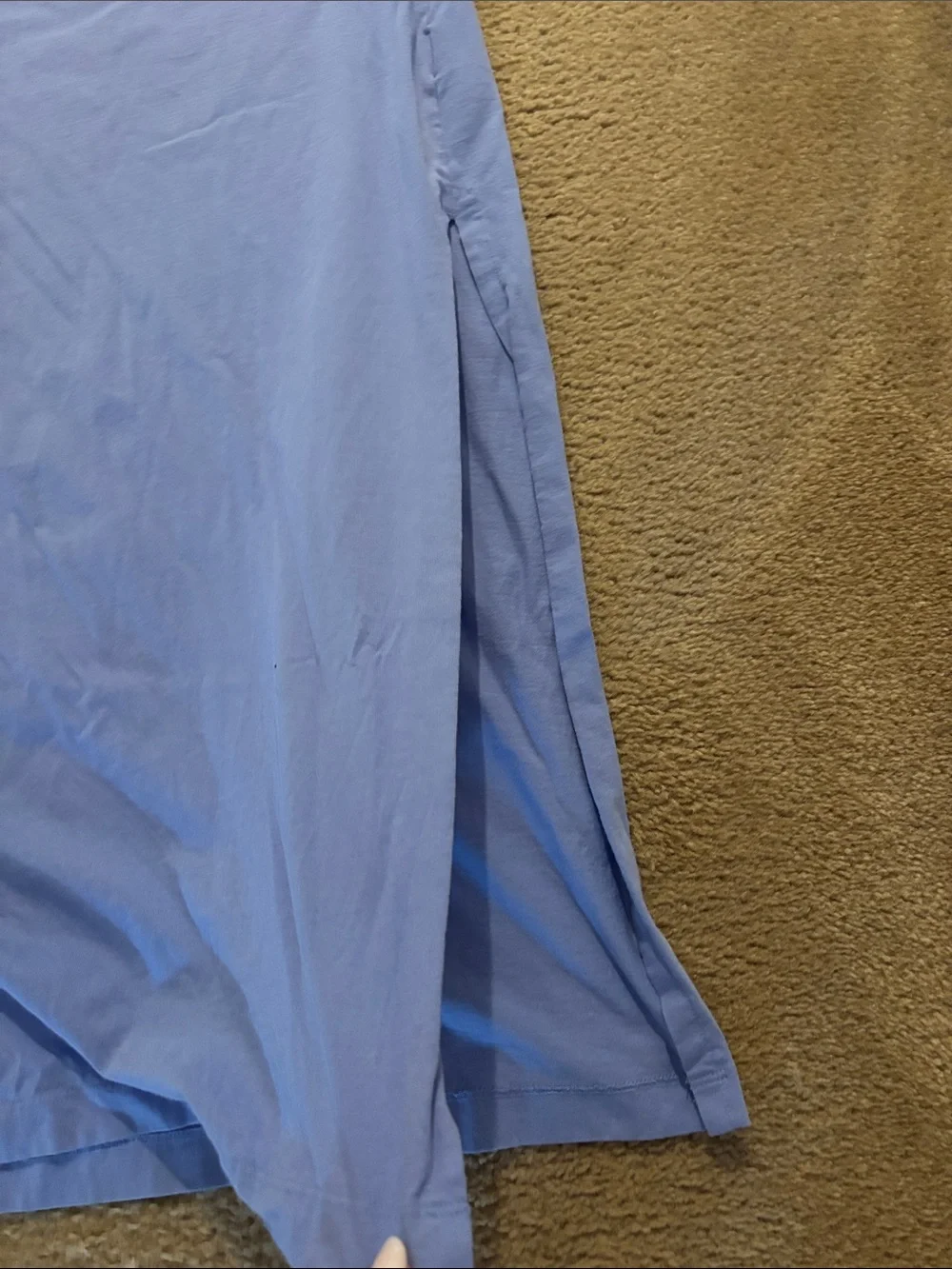 Abercrombie & Fitch Lavender Blue Sleeveless Maxi Dress